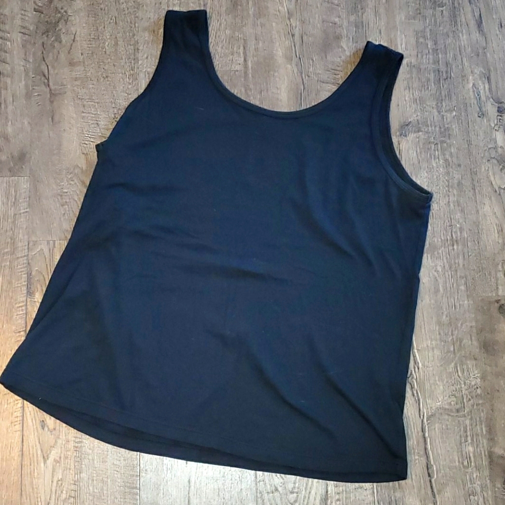 Cotton XL Black Tank‎ Top- Made in USA
